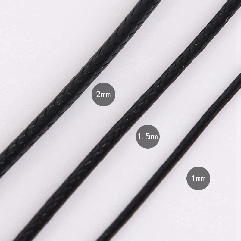 2mm Korean Wax Wire Necklace Rope Wax Imitation Leather Handmade Diy Bracelet Material