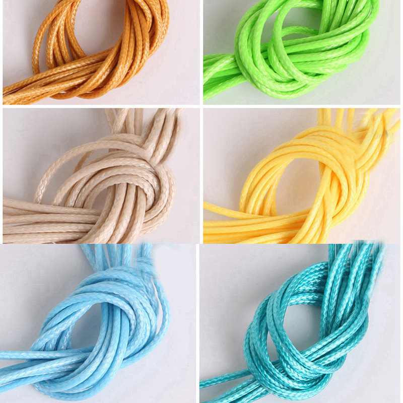 2mm Korean Wax Wire Necklace Rope Wax Imitation Leather Handmade Diy Bracelet Material
