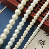 Colored Round Glass Imitation Pearl Loose Bead Material Handmade Diy Homemade Necklace