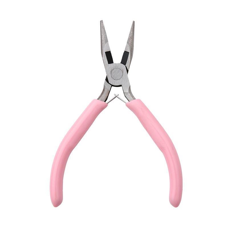 Pink Needle Nose Pliers Jewelry Multifunctional Round Wire Winding Bead Tool Handmade Diy