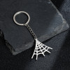 Simple New Accessories Stainless Steel Musical Instruments Halloween Spider Web Creative