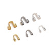 10 Pieces of 14k Gold-filled Horseshoe Buckle U-shaped Wire Bracelet Necklace Handmade