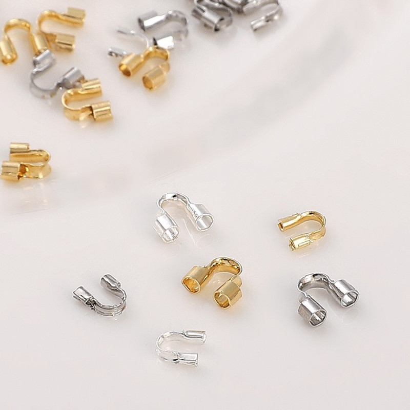 10 Pieces of 14k Gold-filled Horseshoe Buckle U-shaped Wire Bracelet Necklace Handmade