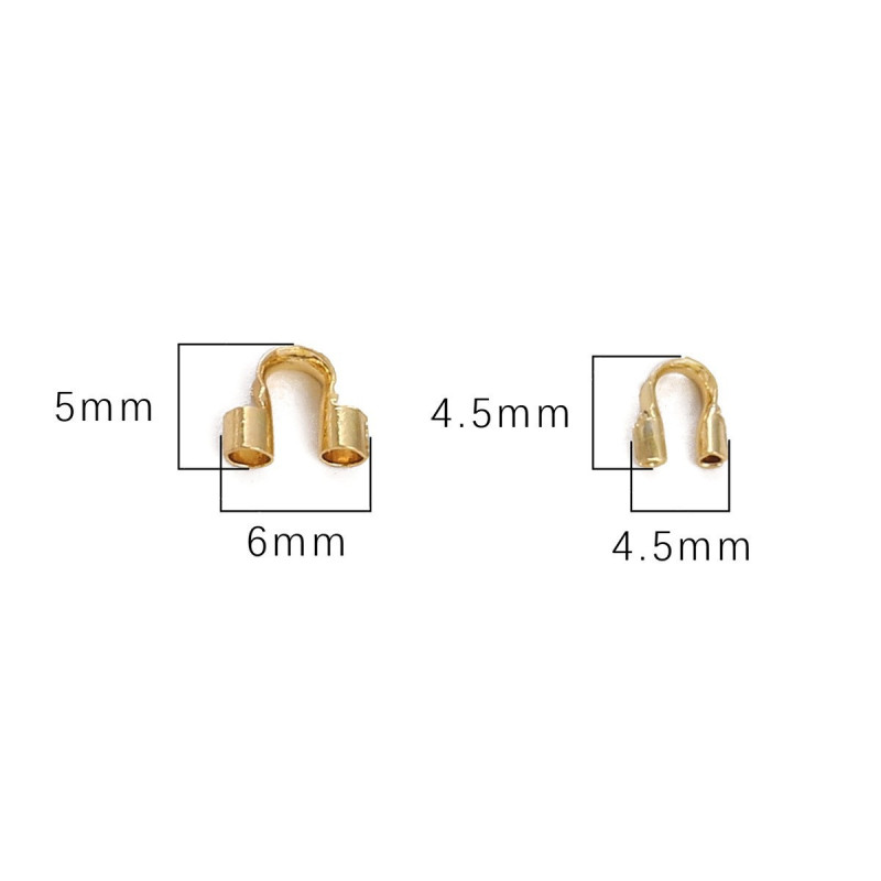 10 Pieces of 14k Gold-filled Horseshoe Buckle U-shaped Wire Bracelet Necklace Handmade