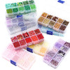 10 Grid Multi-color Rice Beads Sequins Imitation Pearl Material Handmade Diy Bracelet