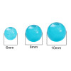 4-10mm Glass Jelly Paint Imitation Jade Round Beads Loose Diy Handmade Necklace Hand