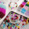 4-10mm Glass Jelly Paint Imitation Jade Round Beads Loose Diy Handmade Necklace Hand