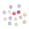 10 Straight Hole Five-pointed Stars Antique Style Imitation Glass Accessories Handmade