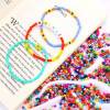 Glass Solid Color Paint Rice Beads Loose Bead Material Handmade Diy Ring Necklace Beaded