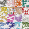 Large Package of 2-4mm Glass Filled Silver Rice Beads Loose Handmade Diy Braided Bracelet