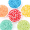 High Quality 2/3/4mm Cream Cloud Illusion Rice Beads Loose Diy Material Handmade Beaded