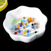 3/4/6mm Faceted Rhombus Crystal Beads Glass Diy Handmade Loose Material Package Jewelry