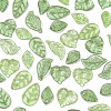 Acrylic Mini Small Leaf Pendant Bead Bracelet Diy Material Mobile Phone Chain Hanging