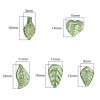 Acrylic Mini Small Leaf Pendant Bead Bracelet Diy Material Mobile Phone Chain Hanging