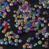 Glass Non-porous Plated Color Rice Beads Bubble Diy Handmade Glue Bracelet Jewelry