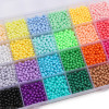 Acrylic Solid Color Round Beads Loose Diy Handmade Bracelets Necklaces Beaded Jewelry