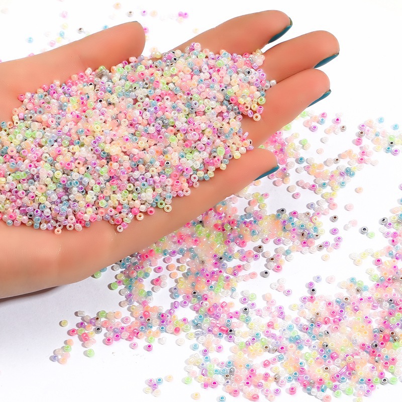 2/3mm Glass Cream Rice Beads Loose Beading Accessories Handmade Diy Bracelet Earrings