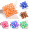 8x7mm Glass Imitation Jade Beads Hand String Apple Handmade Diy Bracelet Necklace Jewelry