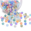 8x7mm Glass Imitation Jade Beads Hand String Apple Handmade Diy Bracelet Necklace Jewelry