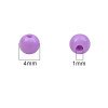 3/4mm Acrylic Solid Color Round Beads Diy Handmade Beaded Bracelet Jewelry Materials
