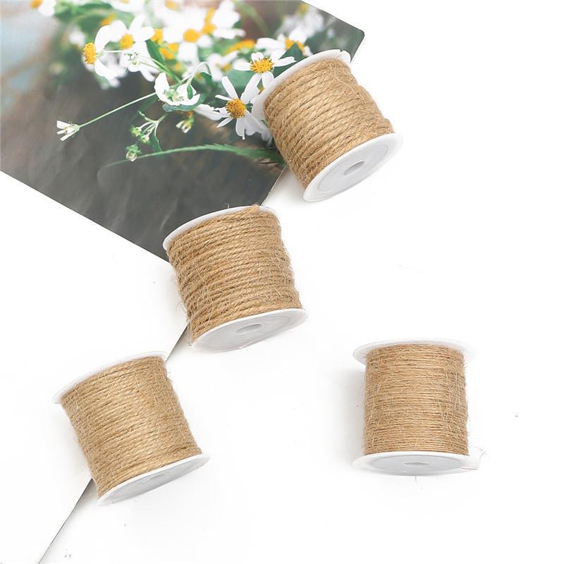 Multi-size Natural Hemp Rope Handmade Diy Jute Retro Decoration Thick and Thin Material