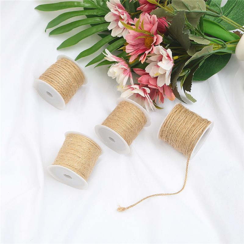 Multi-size Natural Hemp Rope Handmade Diy Jute Retro Decoration Thick and Thin Material