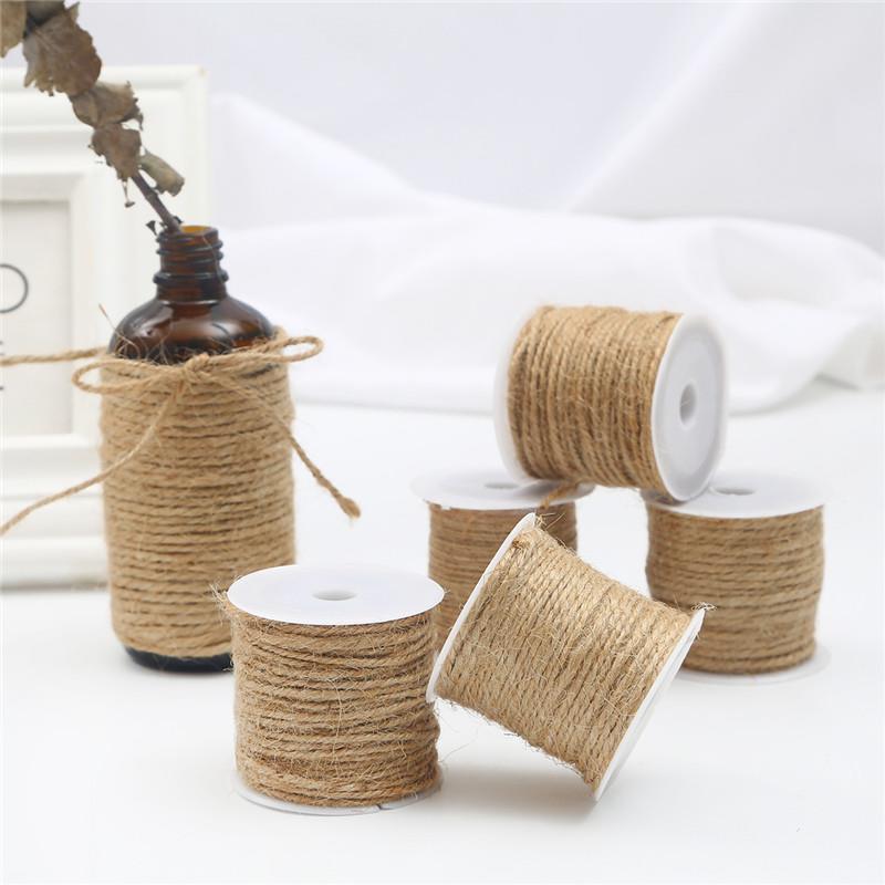 Multi-size Natural Hemp Rope Handmade Diy Jute Retro Decoration Thick and Thin Material