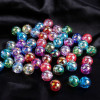 Acrylic Ab Color Round Beads Abs Imitation Pearls Loose Diy Handmade Earrings Bracelet