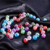 Acrylic Ab Color Round Beads Abs Imitation Pearls Loose Diy Handmade Earrings Bracelet