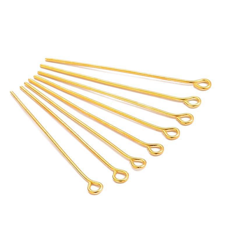 Handmade Beaded Iron 9-character Needle Diy Homemade Earrings Accessories Materials