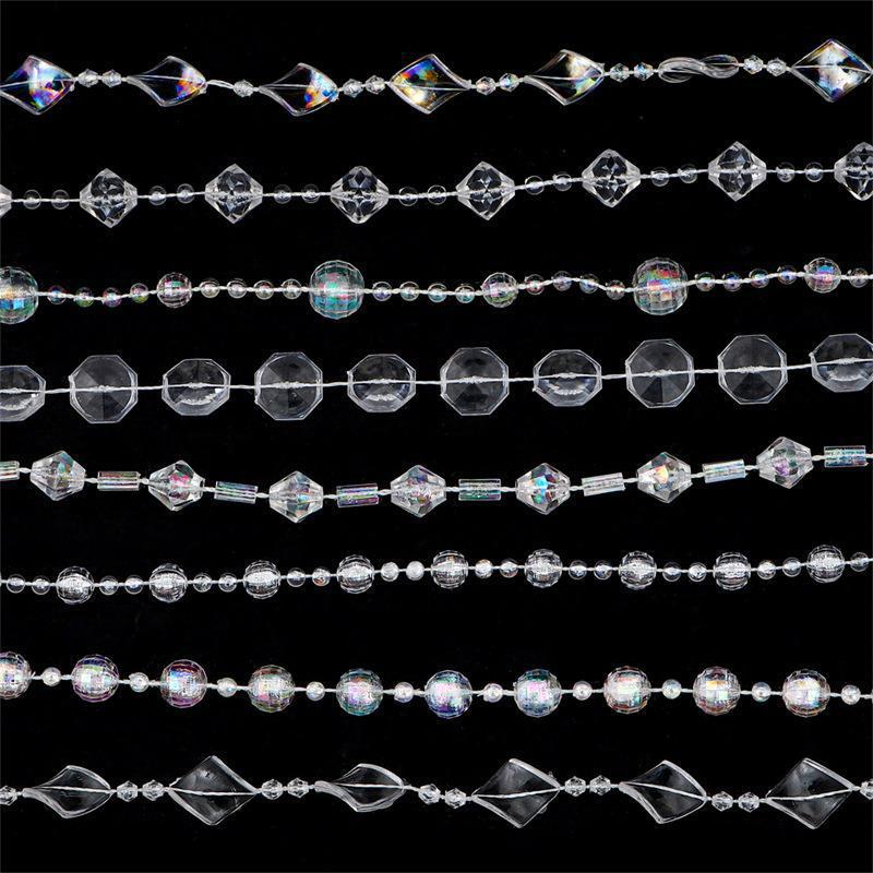 Acrylic Fishing Line Curtain Beads Wedding Plastic Bead Chain Diy Handmade Jewelry