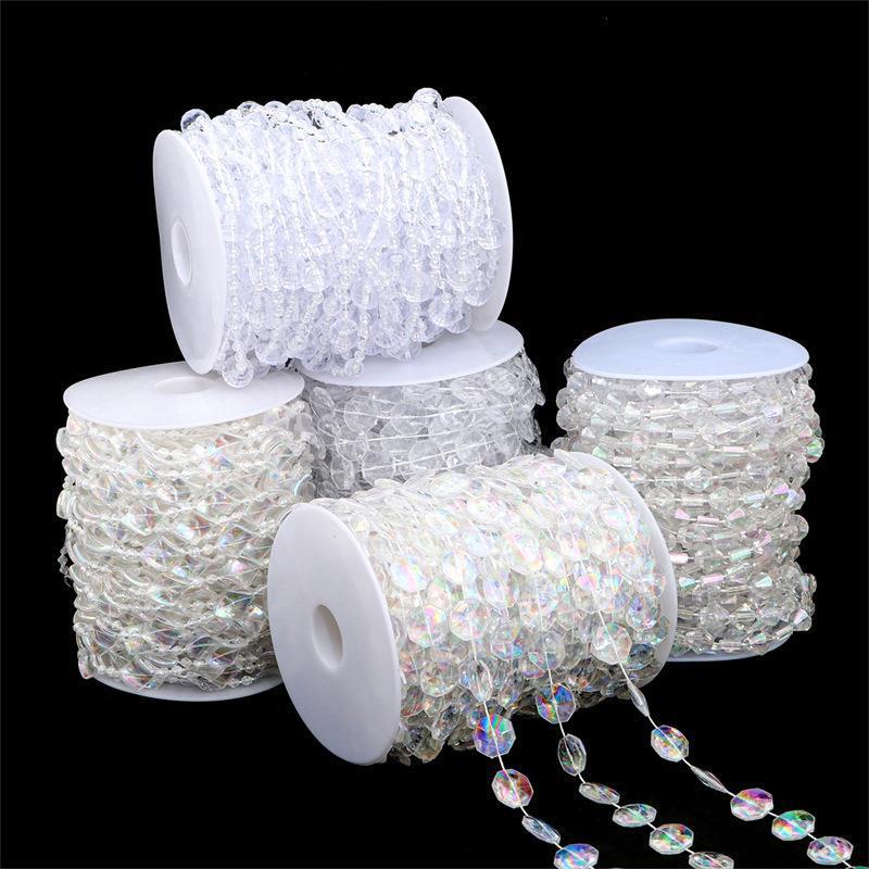 Acrylic Fishing Line Curtain Beads Wedding Plastic Bead Chain Diy Handmade Jewelry