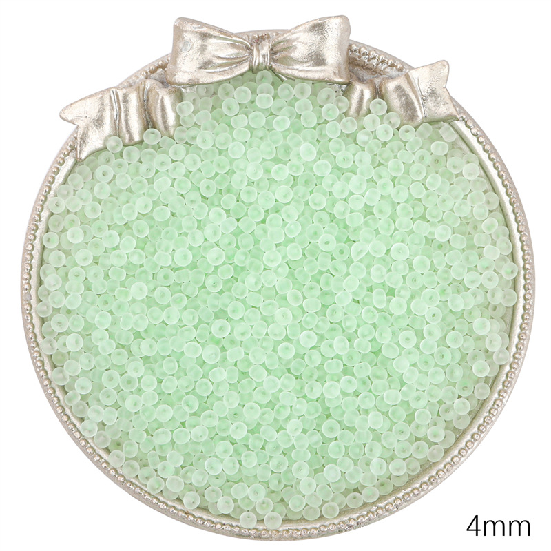 Super Excellent 2/3/4mm Transparent Frosted Rice Beads Handmade Diy Beaded Bracelet Ring