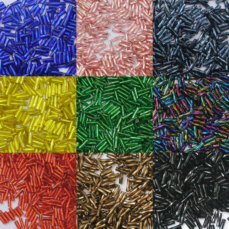 2x6mm Spiral Tube Beads Rice Handmade Diy Homemade Bracelet Necklace Bead Accessories