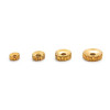 Diy Hand String Cultural Gold Separator with Pattern Ancient Method 24k Spacer Copper