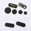 Diy Non-woven Round Hair Rope Cushion Clips Handmade Bottom Accessories Ribbon Bow