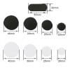 Diy Non-woven Round Hair Rope Cushion Clips Handmade Bottom Accessories Ribbon Bow