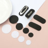 Diy Non-woven Round Hair Rope Cushion Clips Handmade Bottom Accessories Ribbon Bow