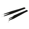Stainless Steel Anti-magnetic and Anti-static Straight-head Elbow Precision Tweezers
