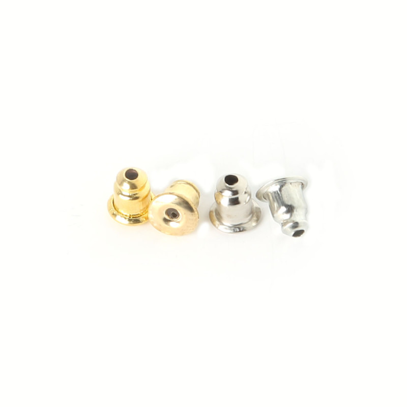 Plug Behind the Earring Earrings Metal Ear Plugs Earplugs Ear Jewelry Diy Material