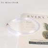0.2-0.8mm Transparent Fishing Line Non-elastic Crystal Beading Diy Handmade Bracelet
