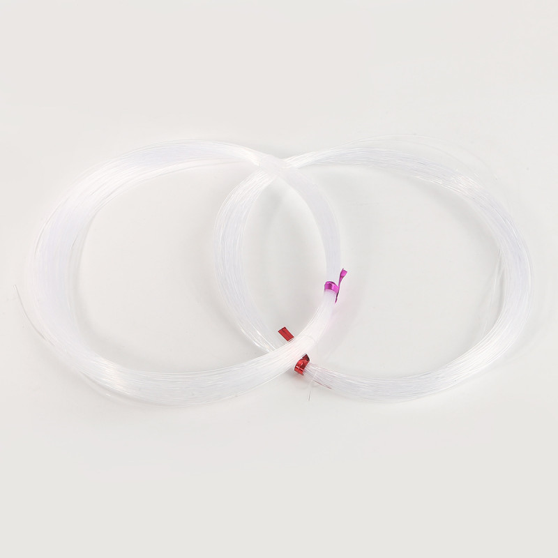 0.2-0.8mm Transparent Fishing Line Non-elastic Crystal Beading Diy Handmade Bracelet