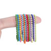 Handmade Diy Jewelry Accessories Iron Spray-painted Wave Bead Chain Buckle Material