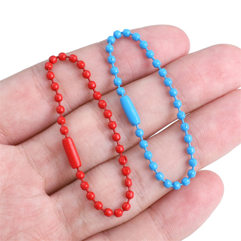 Handmade Diy Jewelry Accessories Iron Spray-painted Wave Bead Chain Buckle Material