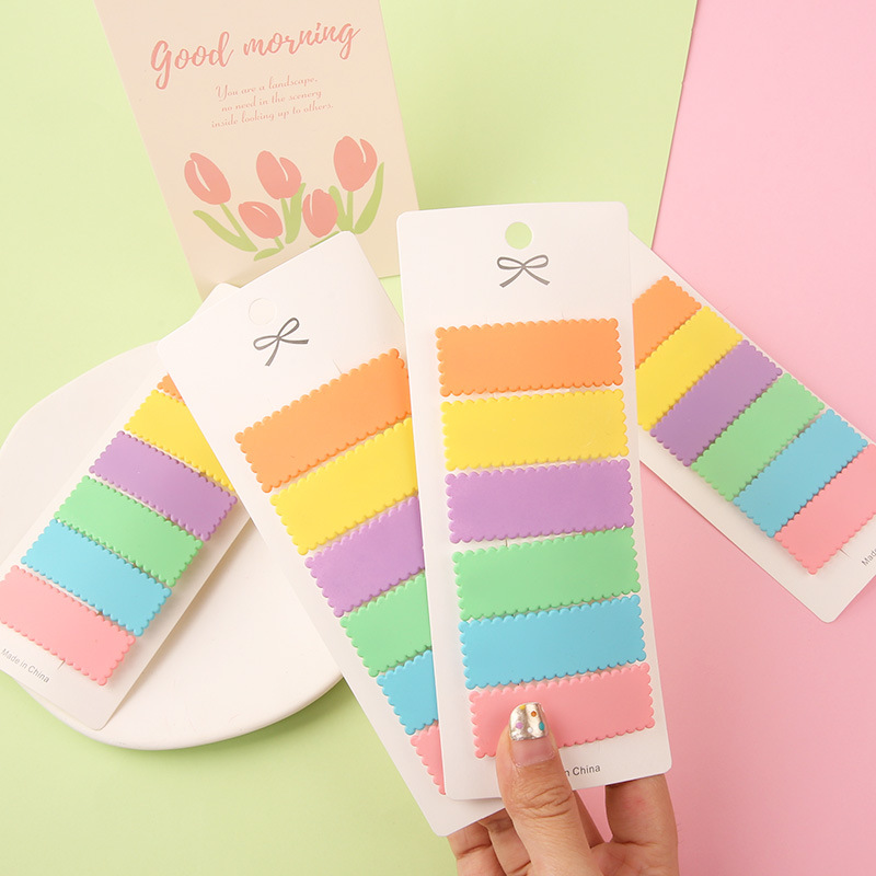 Diy Hairpin Handmade Hair Accessories Bottom Clip Cream Glue Edge Macaron Wavy Piece