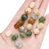 Acrylic Imitation Amber Halo-dyed Rectangular Beads Loose Hand String Diy Handmade