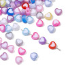 Acrylic Two-color Beads Love Loose Bracelet Necklace Handmade Diy Beaded Jewelry