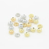 Alloy Small Plum Blossom Flower Receptacle Accessories Diy Petals Beads Spacers Pad