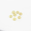 Alloy Small Plum Blossom Flower Receptacle Accessories Diy Petals Beads Spacers Pad