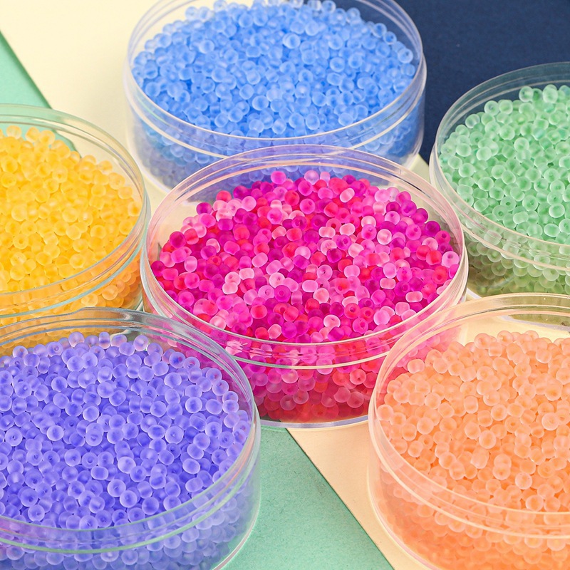 High Quality 2/3/4mm Transparent Frosted Rice Beads Handmade Diy Material Beaded Bracelet
